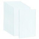 uxcell 溶接ヘルメット外側カバーレンズ 暗化溶接フィルター用 保護レンズ用 置換 117x90x0.8mm クリア 10個