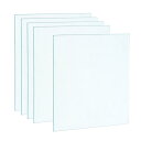 uxcell 溶接ヘルメット外側カバーレンズ 暗化溶接フィルター用 保護レンズ用 置換 103.5x98.6x0.8mm クリア 5個