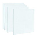 uxcell 溶接ヘルメット外側カバーレンズ 暗化溶接フィルター用 保護レンズ用 置換 122x138x0.8mm クリア 5個