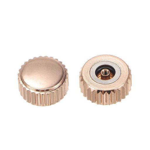 uxcell 7 mm時計クラウン部品 フラットヘッド 短ステム ステンレス製 時計リペア用 内径2.5 mm ローズゴールドトーン 2個入り uxcell 7 mm時計クラウン部品 フラットヘッド 短ステム ステンレス製 時計リペア用 内径2.5 mm ローズゴールドトーン 2個入り