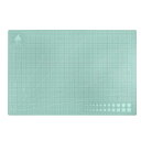 uxcell カッティングマット 450 x 300mm ロータリーファブリックマット セルフリカバー 両面 愛好家 DIY クラフト 独創 デザイン 縫製 ミントグリーン(3)