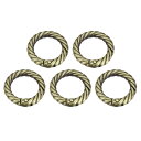 uxcell 財布ストラップリング 29mm 金属Oリング ラウンドスプリング スナップバックル バッグクラフトキーホルダー DIYアクセサリー フッククリップ...