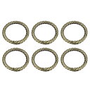 uxcell 財布ストラップリング 42mm 金属Oリング ラウンドスプリング スナップバックル バッグクラフトキーホルダー DIYアクセサリー フッククリップ...