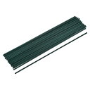 uxcell 繊維ロッド ファイバー拡散スティック ファイバースティック アロマテラピー用 精油用 220 x 3 mm ダークグリーン 100本入り