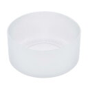 uxcell ウォーターボトルブーツ 90mm ID 耐熱保護 滑り止めボトムスリーブカバー カップ マグ 魔法瓶用 透明