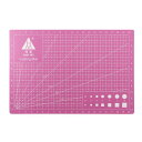 uxcell カッティングマット 220 x 150mm ロータリーファブリックマット セルフリカバー 両面 愛好家 DIY クラフト 独創 デザイン 縫製 ピンク(3)
