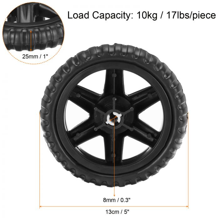 uxcell ショッピングカートのホイール交換用5