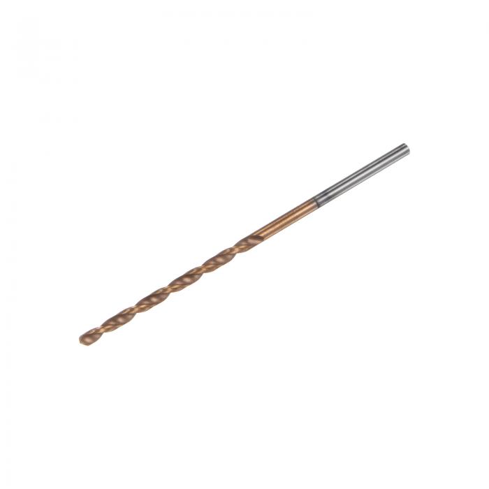 uxcell ツイストドリルビット チタンコーティングソリッド YG10X 超硬合金 ストレートシャンク スパ イラルフルート ステンレス鋼 合金鋼の穴あけ用 刃先径2mm 長さ60mm