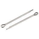 uxcell スプリットコッターピン 2mm x 40mm ステンレス鋼 クリップファスナーフィッティング 自動車 機械用 シルバートーン 30個入り(4)