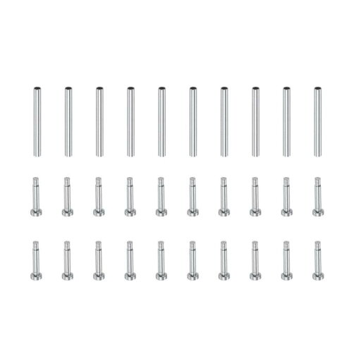 uxcell チューブフリクションピン 時計ベルトプレッシャーバーピン 11x1mm ステンレス鋼 リベットエンド付き バンドクラスプバックル 10個入り uxcell チューブフリクションピン 時計ベルトプレッシャーバーピン 11x1mm ステンレス鋼 リベットエンド付き バンドクラスプバックル 10個入り