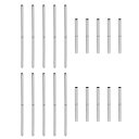 uxcell 時計ストラップチューブピン チューブ径1.1mm ピン長さ23mm ステンレス鋼 連結軸 時計バンド修理交換用 10個入り