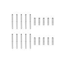 uxcell 時計バンド管ピン ステンレス鋼 連結シャフト 時計バンド修理 交換用 管径1.2mm ピン長さ11mm 10個