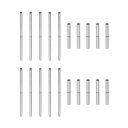 uxcell 時計バンド管ピン ステンレス鋼 連結シャフト 時計バンド修理 交換用 管径1.2mm ピン長さ15mm 10個
