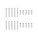 uxcell 時計バンド管ピン ステンレス鋼 連結シャフト 時計バンド修理 交換用 管径1.3 mm ピン長さ11mm 10個
