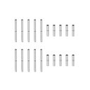 uxcell 時計バンド管ピン ステンレス鋼 連結シャフト 時計バンド修理 交換用 管径1.3 mm ピン長さ14mm 10個