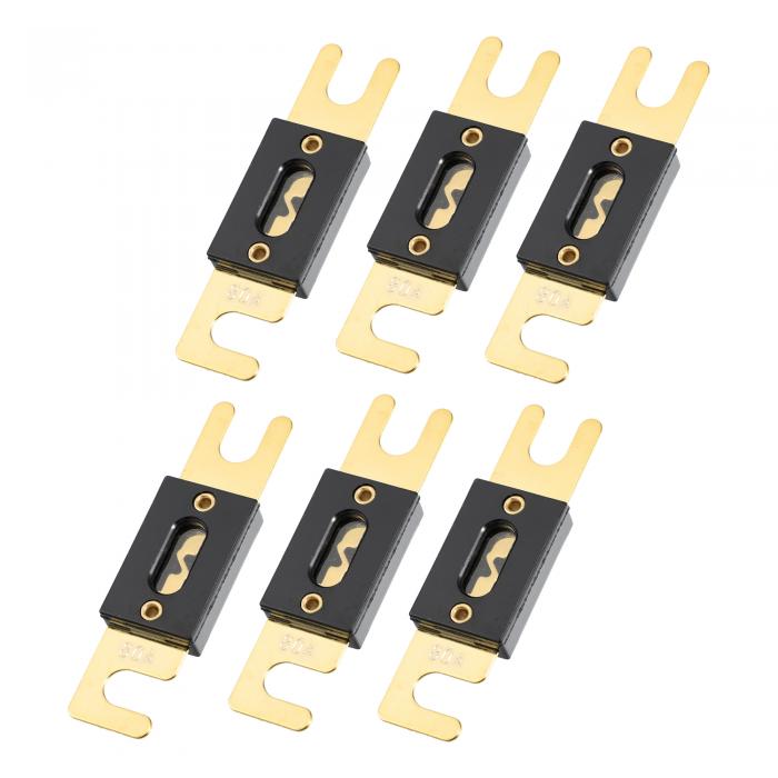 X AUTOHAUX ANLヒューズ ゴールドトーンメッキ 80A ユニバーサル インバータ 自動車 車両 トラック オ..