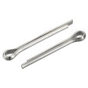 uxcell スプリットコッターピン 3 mm x 16mm ステンレス鋼 クリップファスナーフィッティング 自動車 機械用 シルバートーン 30個入り
