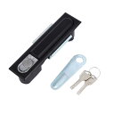 uxcell 平面ロック 押し上げロック 電気キャビネット ツールボックス ロックセット 金属 キー2個入り