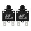 uxcell サーキットブレーカ過負荷保護装置 AC 125/250V 15A ブラック 過電流保護スイッチ 2個入り 636円