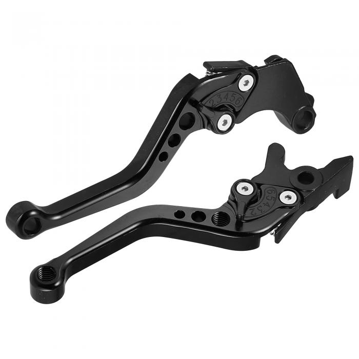 Motoforti ブレーキクラッチレバー 調整可能 GROM MSX125に対応 2014-2019に対応 CBR250Rに対応 2011-2013に対応 CBR300R CB300F CB300FAに対応 2014-2019に対応 ブラック アルミニウム合金 1ペア