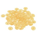 uxcell スクリューキャップカバー ネジキャップカバー プラスチック ネジ飾りカバー プラスカムフィッティングナット セルフタッピンねじ用 ダークベージュ ...