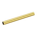 uxcell ブラス製チューブ パイプチューブ 丸い 外径10mm 壁厚さ0.5mm 長さ100mm