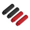 X AUTOHAUX 車軸後部フットペグ 足置き ユニバーサル アルミニウム合金 BMX MTB バイク 自転車用 9.5mm適合 100x28mm 2ペアー ...