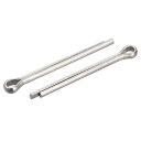 uxcell 割りピン 3 mm x 30mm 316ステンレス鋼 クリップ ファスナー 継手 自動車 機械用 シルバートーン 5個(4)