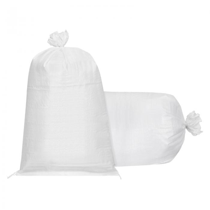 uxcell 空のサンドバッグ 土のう袋 織り ポリプロピレン 洪水防御用 ホワイト 102cmx60cm 20個