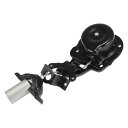 X AUTOHAUX スペアタイヤホイスト スペアタイヤウインチキャリア ブラック Land Roverに対応 LR3に対応 2005 2006 2007 20...
