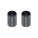 uxcell スリーブベアリング ブッシング POMラップ オイルなし ブラック ボア直径10mm 外径12mm 長さ20mm 2個入(4)