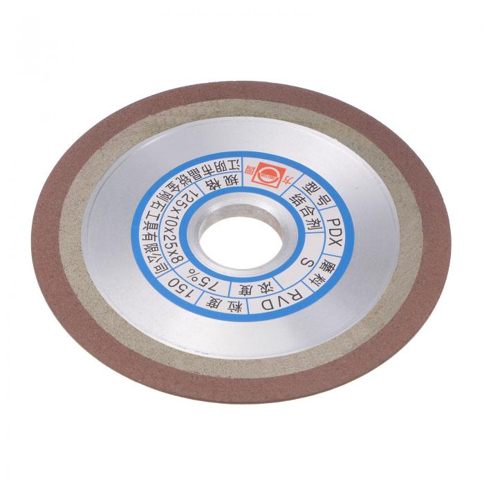 uxcell ダイヤモンド砥石 超硬メタルカッター 25mm内径 150グリット 125mm