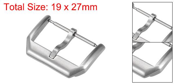 uxcell ウォッチ ブラッシュド SUS304 ナローサイドタイプバックル ステンレス鋼 ブラッシュ仕上げ 時計バンド用 22mm