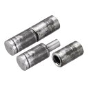 uxcell バレルヒンジ溶接 42mm x 11.5mm オスーメス 鉄製 ヒンジピン 金属 ホーム ゲート ドア ウィンドウ用 10ペア入り