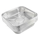 uxcell アルミホイルパン 使い捨てトレー容器 キッチン 焙煎 ベーキング 調理用 205mm x 205mm 1350ml 16個