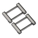 uxcell 財布ストラップリング 金属 ねじ込み シャックル 交換用 バックル レザー バッグ クラフト DIY アクセサリー用 長さ28mm ダークグレー ...