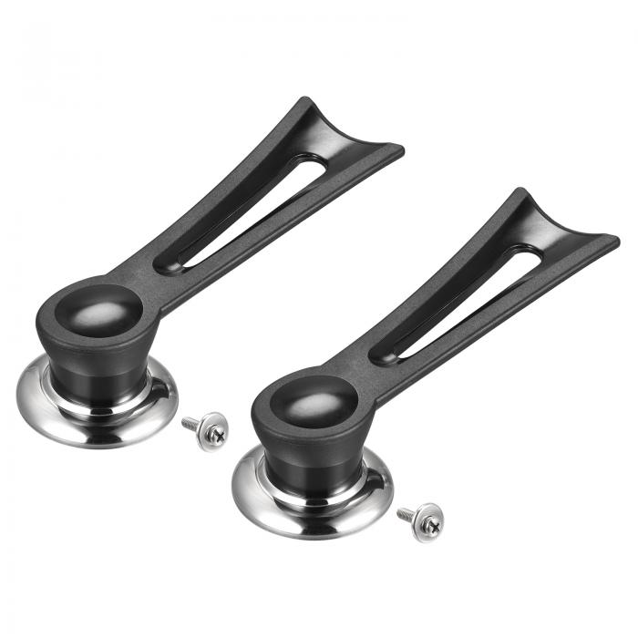 uxcell ポットの蓋カバーノブ交換 スタンド ハンドル 長いスタンダー付き キッチン パン ポット グリッ..