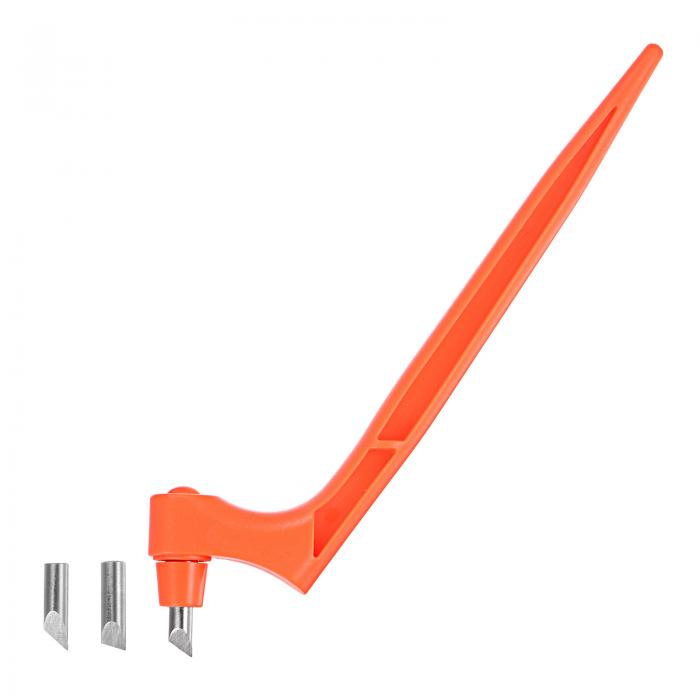 uxcell クラフト切削工具 360 度回転ブレード ステンレス鋼 カッター 15 30 45 度ブレード付き DIY ク..