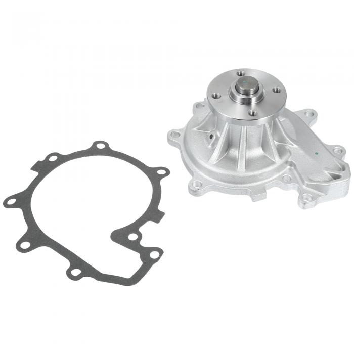 VekAuto イスズに対応 NPR NPR-HD NQR NRRディーゼルエンジン4HK1 4HK1T 4HF1に対応したウォーターポンプキット。耐久性のあるシルバートーンの内部エンジンウォーターポンプとガスケットを備えています。