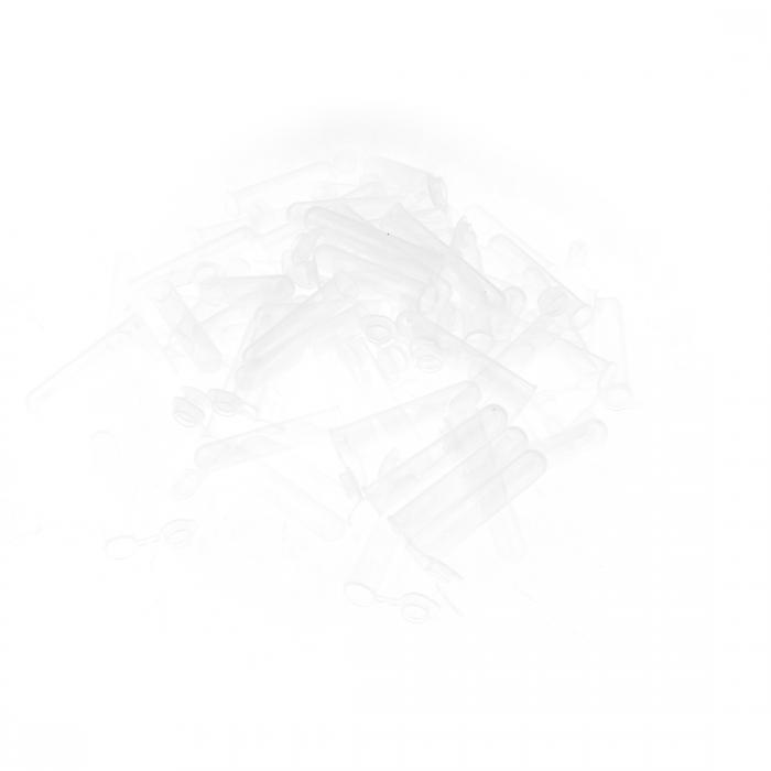 uxcell 遠心分離管 目盛り付きマイクロ遠心チューブ スナップキャップ付き キャップ付き プラスチック 丸底 貯蔵容器 ビーズ 試料サンプル ラボ用 クリア 10ml 200個