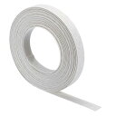 PATIKIL 10 M x 15 mm 紙籐織り杖 12層 紙籐編み バスケット 織り用品 DIY 籐織物製作用 ホワイト