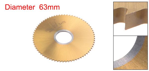 uxcell 丸鋸ブレード 直径63 mm 厚さ1.5 mm 72歯 16 mmアーバー付き M35コバルト高...