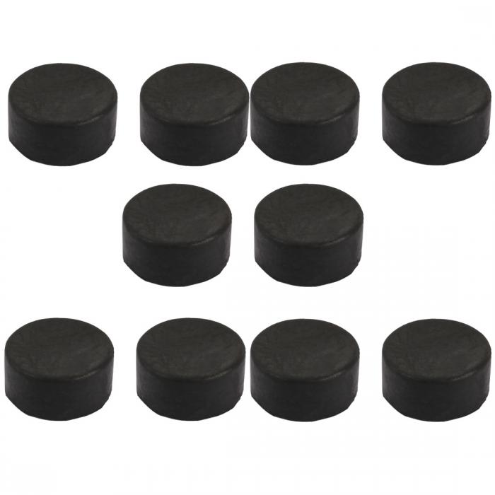 uxcell パイプキャップ 椅子足パッド 家具足キャップ テーブルエンドカバー ゴム 内径38mm 10個入り