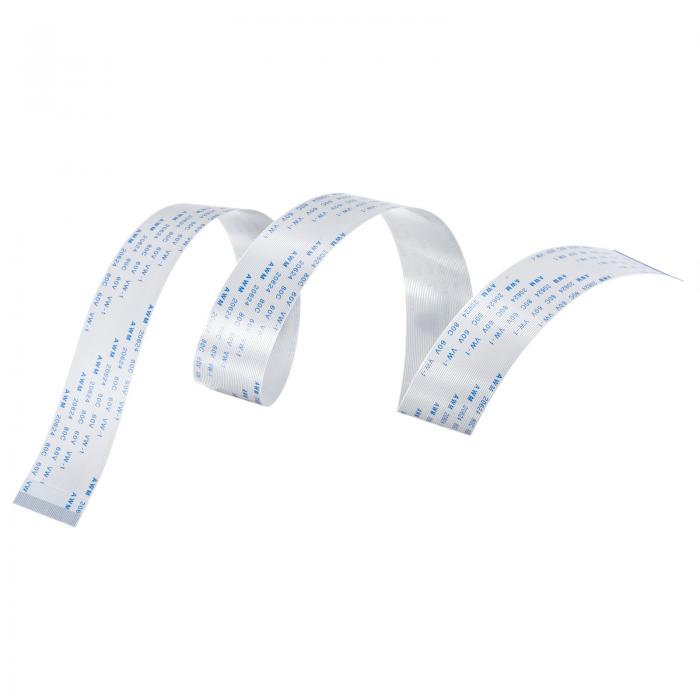 uxcell FFCリボン フラットケーブル LCD 3Dプリンターカメラ用 DVD TVラップトップ用 40ピンピッチ0.5mm 長さ500mm (B タイプ) 5個入のサムネイル