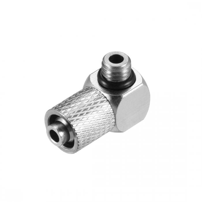 uxcell クイックカプラ フィッティング 再利用可能 MHL6-M5 シルバートーン 銅材質 ニッケルメッキ