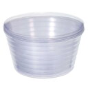 uxcell 植木鉢ソーサー プラスチック フラワードリップトレイ 屋内屋外用 17x9cm