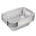 uxcell アルミホイルパン 130 x 100 x 35mm 8.8oz トレイコンテナ キッチン ロースト ベーキング 料理用 50個入り