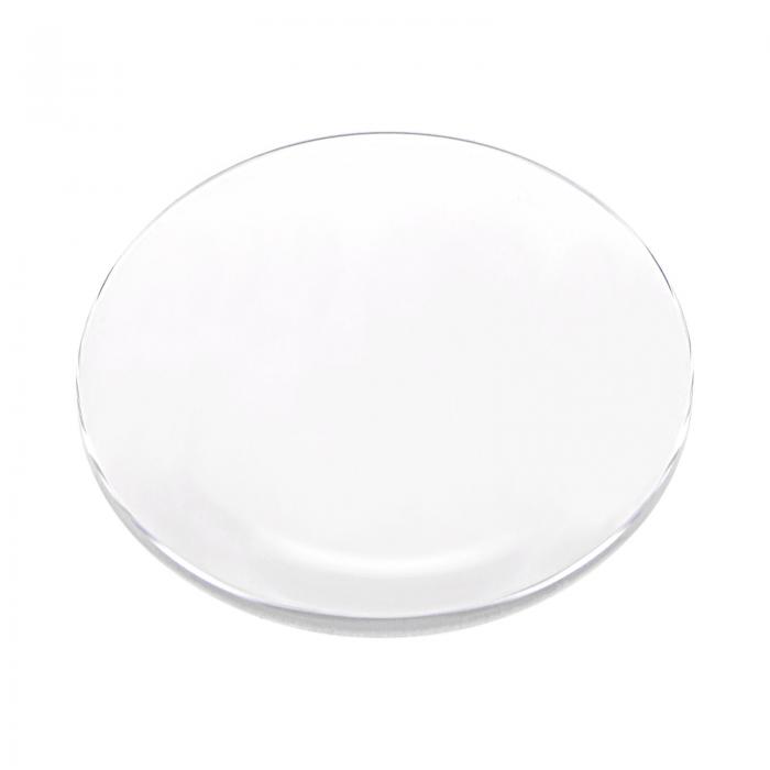 uxcell 時計ガラスサファイアクリスタルレンズ 単一ドーム ラウンド 22.5mm直径 1.3 mmエッジ厚さ 交換部品 クリア
