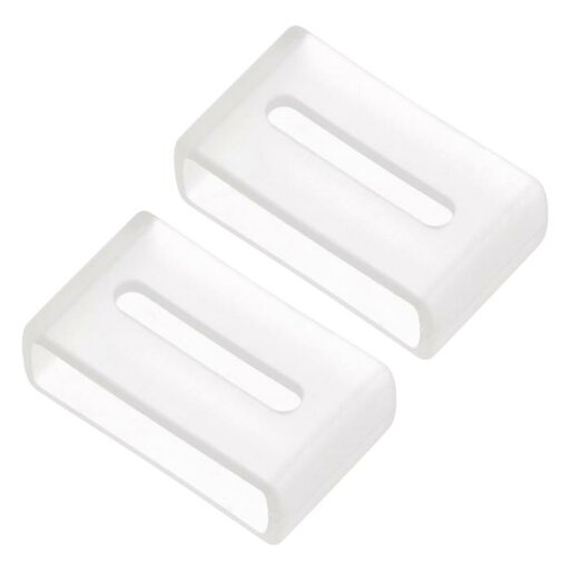 uxcell 時計バンドストラップ 両面スロットループ ゴム製 交換用ファスナーリング シリコン時計ホルダーキーパー 20 mm幅の時計バンド用 透明 2個入り uxcell 時計バンドストラップ 両面スロットループ ゴム製 交換用ファスナーリング シリコン時計ホルダーキーパー 20 mm幅の時計バンド用 透明 2個入り