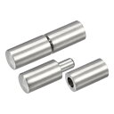 uxcell ヒンジ溶接 ヒンジピン 50mm x 14mm オスーメス 304 ステンレス鋼 金属 ホームゲート ドア ウィンドウ用 4ペア入り